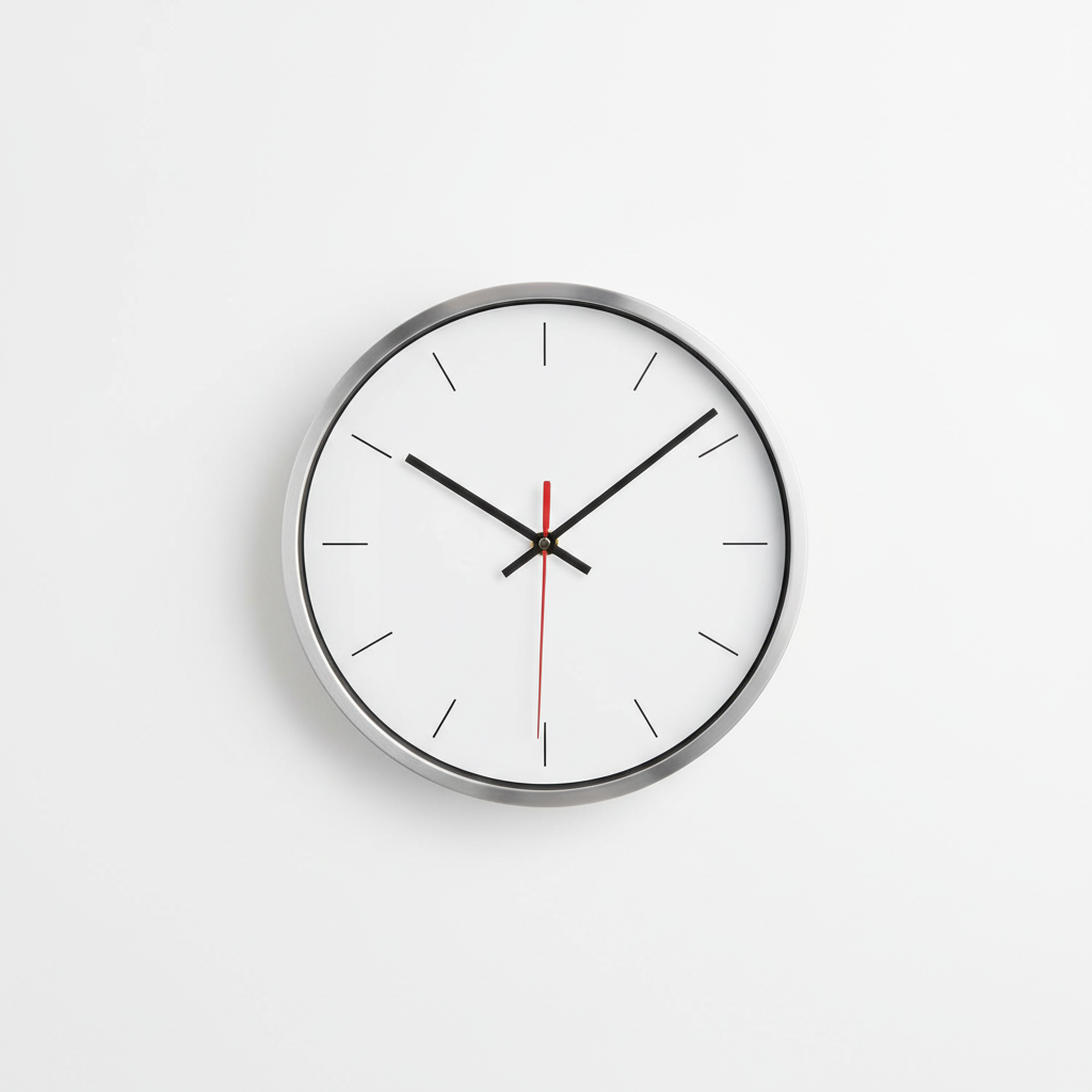 Minimalist Wall Clock - Front