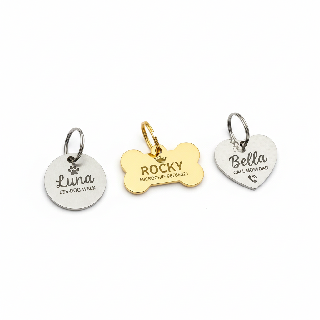 Pet ID Tag - Set of Three