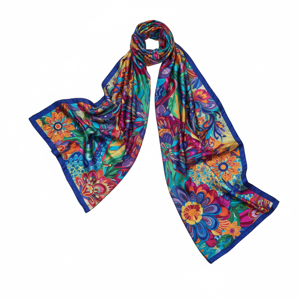Silk Scarf - Draped